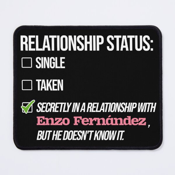 Item preview, Enzo Fernandez - Relationship designed and sold by 2Girls1Shirt.