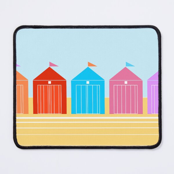 Item preview, Row Of Colourful Beach Huts designed and sold by Adam Regester.