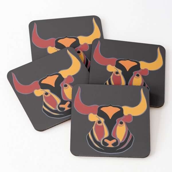 Item preview, Angry Spanish Bull Toro in Tropical Colors designed and sold by pelagio.