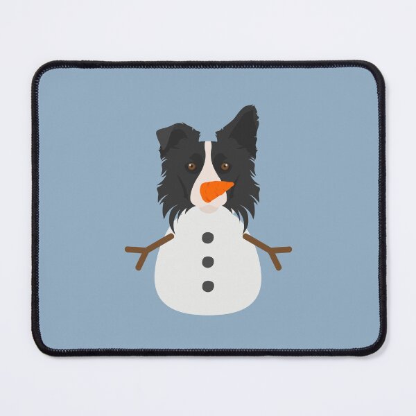 Item preview, Funny Snowman Border Collie Dog designed and sold by SeasonalDogs.