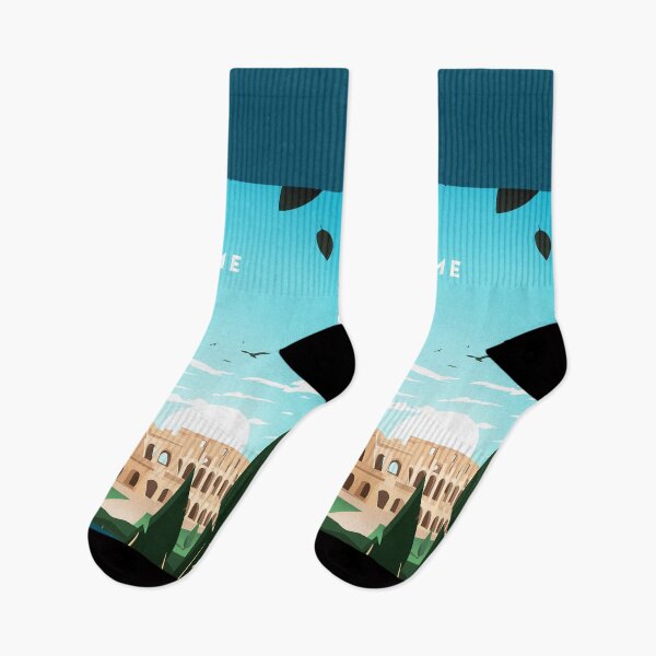 Item preview, Rome, Italy Socks  designed and sold by NickStudiosArt.