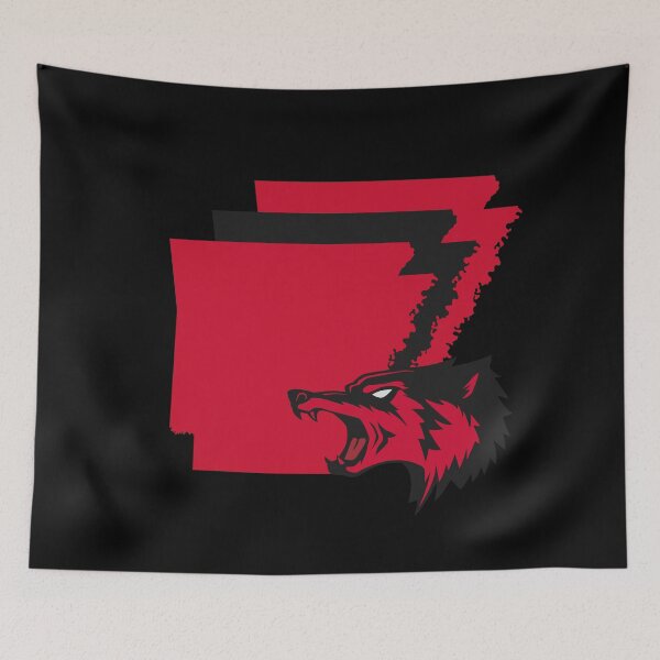 Item preview, Arkansas Border, Red Wolves designed and sold by LatterDaze.