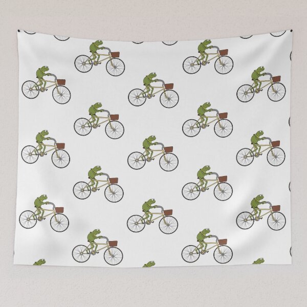 Item preview, Kermit riding a bike   designed and sold by casillasjas.