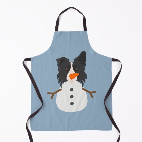 Item preview, Funny Snowman Border Collie Dog designed and sold by SeasonalDogs.