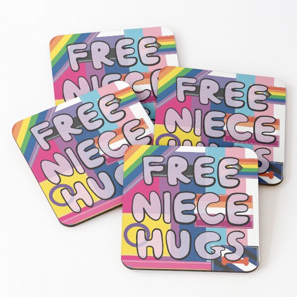 Item preview, Free Niece Hugs designed and sold by QueeriousPups.