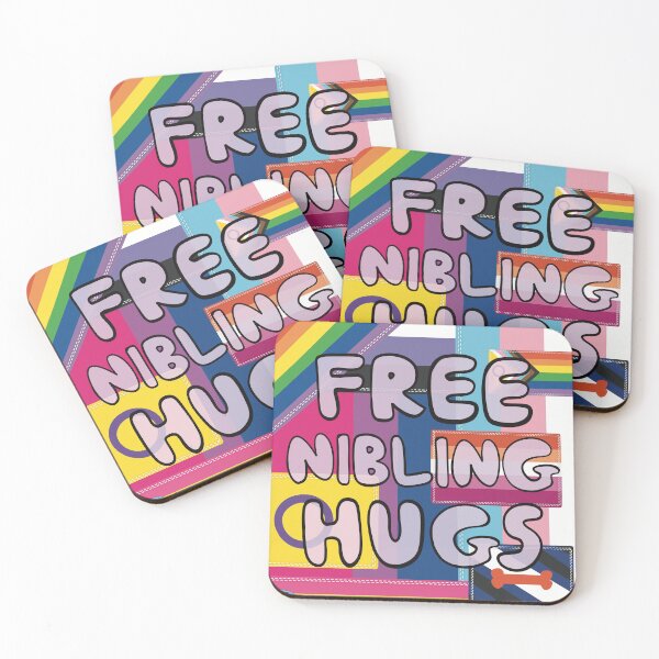Item preview, Free Nibling Hugs designed and sold by QueeriousPups.