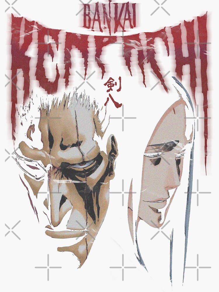 Unohana Kinpachi Retsu Bankai Sticker For Sale By Princeoffalls