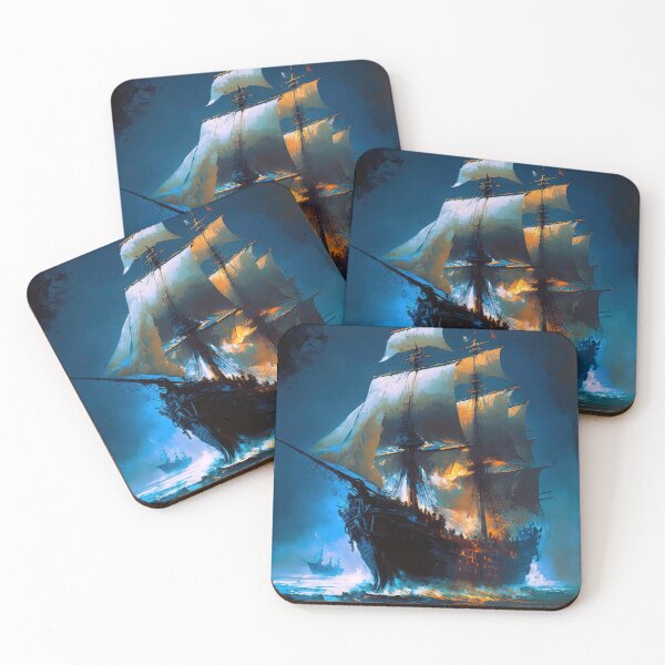 Item preview, Ancient Spanish Galleon designed and sold by AM FineArtPrints.