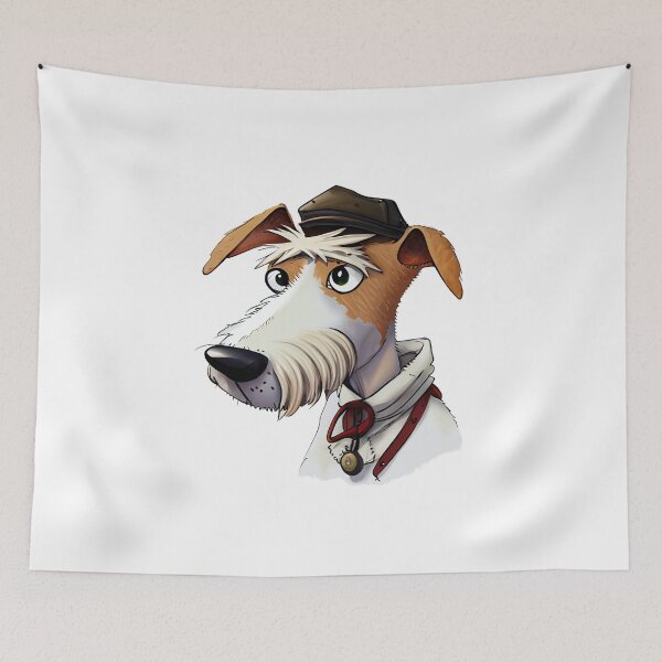 Item preview, Jack Russell terrier at Hat designed and sold by KOTOdesign.