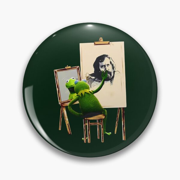 Item preview, Kermit-drawing-Jim-henson   designed and sold by casillasjas.