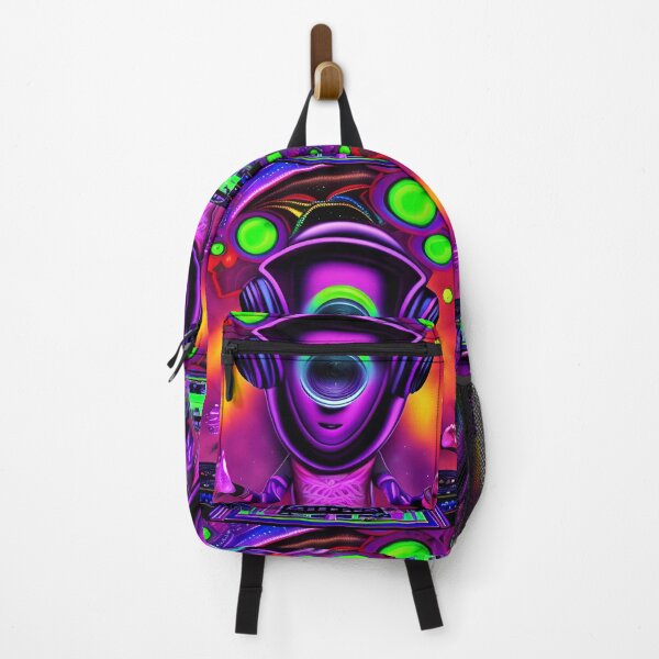 Item preview, Funny alien DJ art. Super trippy psychedelic designed and sold by Neo-Expression.