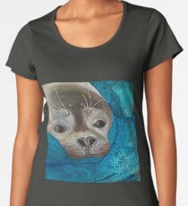 Seal Just a Peek Women's Premium T-Shirt