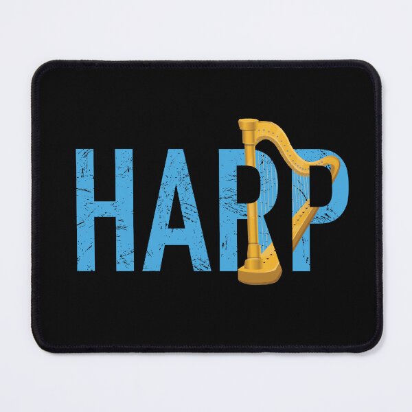 Item preview, harp designed and sold by piesdesignart.