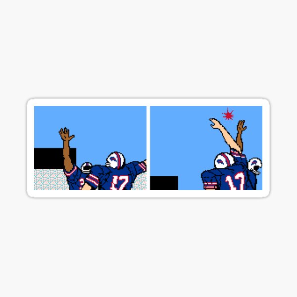 Tecmo Bowl QB - Washington Sticker for Sale by CasualBiscuits