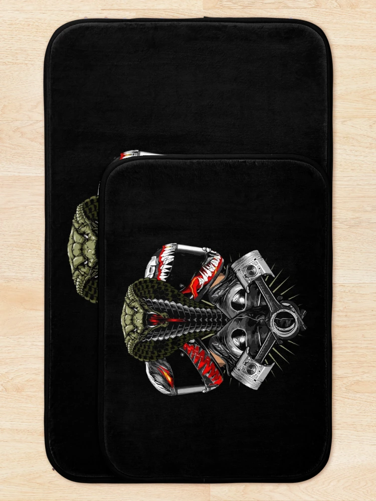 Thumbnail 5 of 6, Bath Mat, Helmet end Snake designed and sold by Racing-Style.