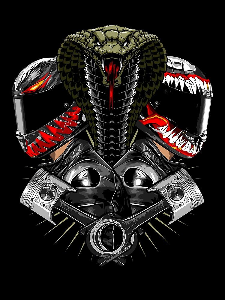 Thumbnail 3 of 3, Scarf, Helmet end Snake designed and sold by Racing-Style.
