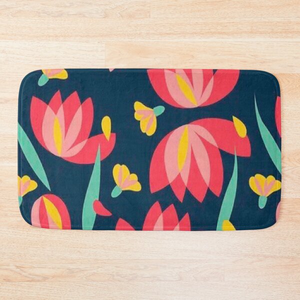 Item preview, Flowers bright on black designed and sold by Maggie Vieira.