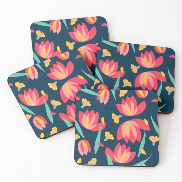 Item preview, Flowers bright on black designed and sold by Maggie Vieira.
