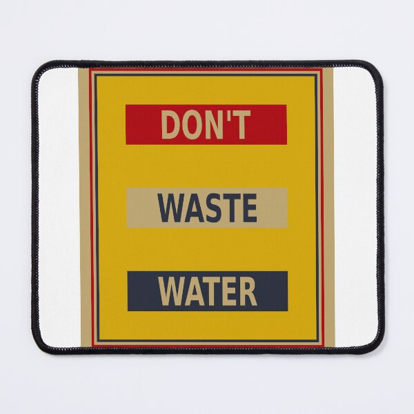 Item preview, Don't Waste Water Vintage Kitchen Poster designed and sold by rhodeyart.
