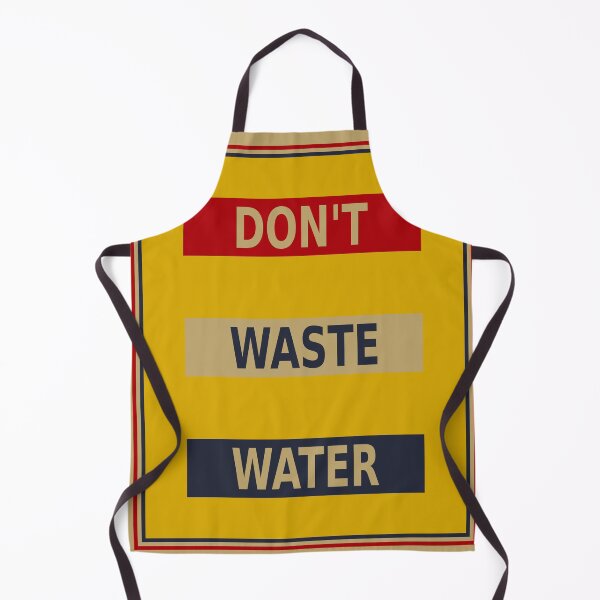 Item preview, Don't Waste Water Vintage Kitchen Poster designed and sold by rhodeyart.