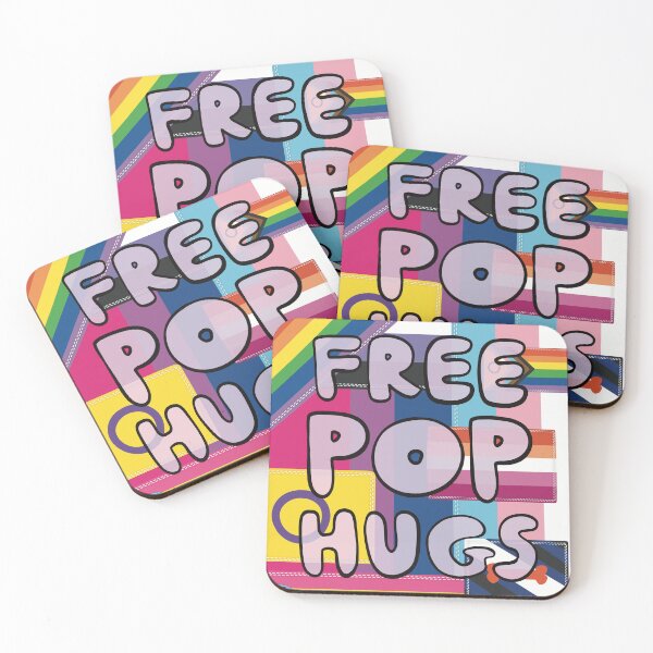 Item preview, Free Pop Hugs designed and sold by QueeriousPups.