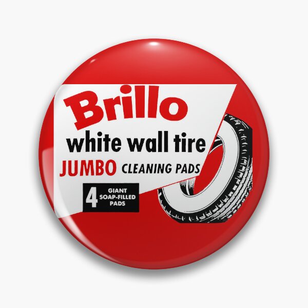 Item preview, WHITE WALL TIRE CLEANING PADS - BOX ART designed and sold by ThrowbackAds.