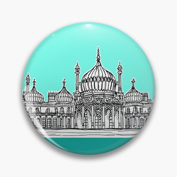 Item preview, Brighton Pavilion ( turquoise/teal version) designed and sold by Adam Regester.
