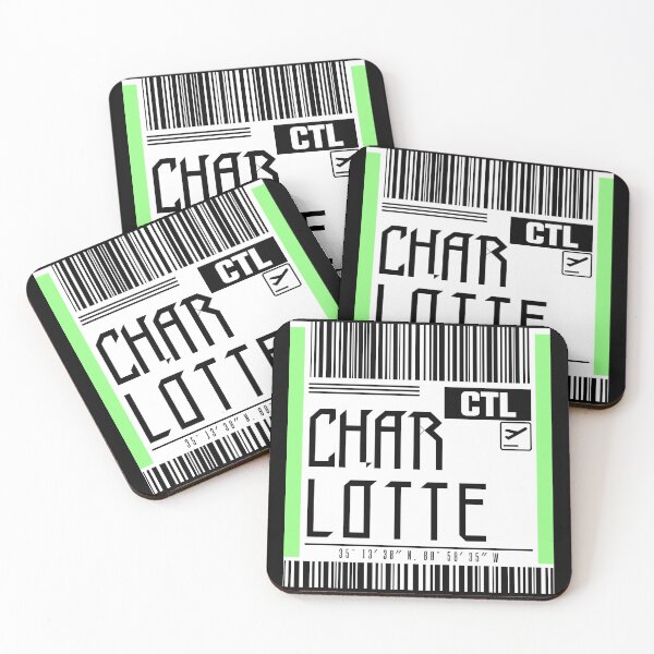Item preview, Charlotte Boarding pass iphone case stickers designed and sold by LeddsoDello.