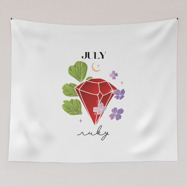Item preview, July Ruby Birthstone designed and sold by jenelectra.