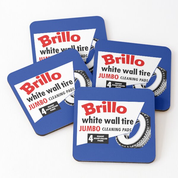 Item preview, WHITE WALL TIRE CLEANING PADS - BOX ART designed and sold by ThrowbackAds.