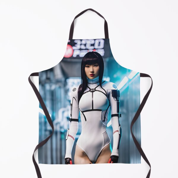 Aperçu de l'œuvre Cyberpunk Girl japonaise - art numérique moderne créée et vendue par ai-mnesia.