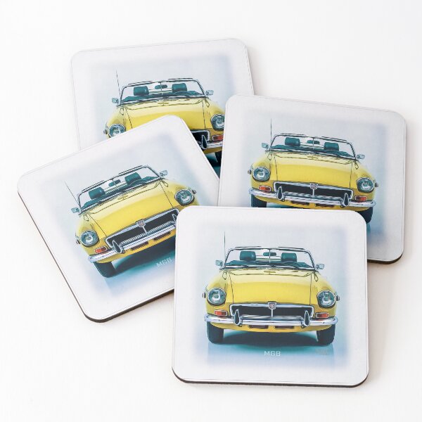Item preview, MG B a yellow one designed and sold by Aaaah Eeeek  Studio.