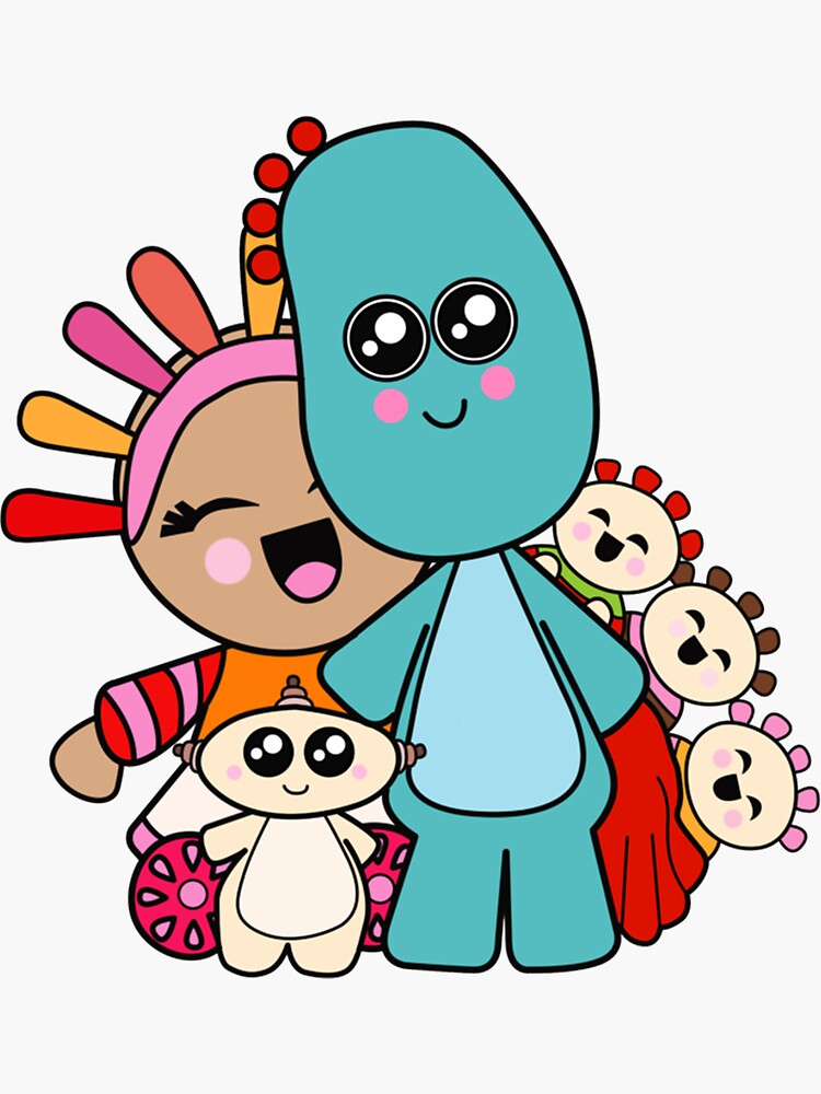 iggle piggle Sticker for Sale by Fabia lopez Redbubble