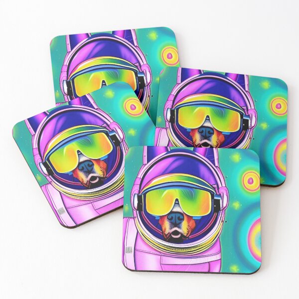 Item preview, Astronaut Dog. French Bulldog trippy designed and sold by Neo-Expression.