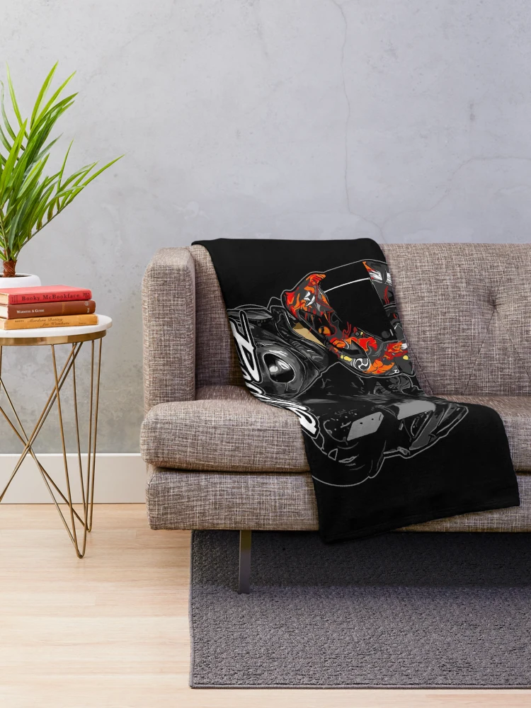 Thumbnail 2 of 6, Throw Blanket, Moto Racing designed and sold by Racing-Style.