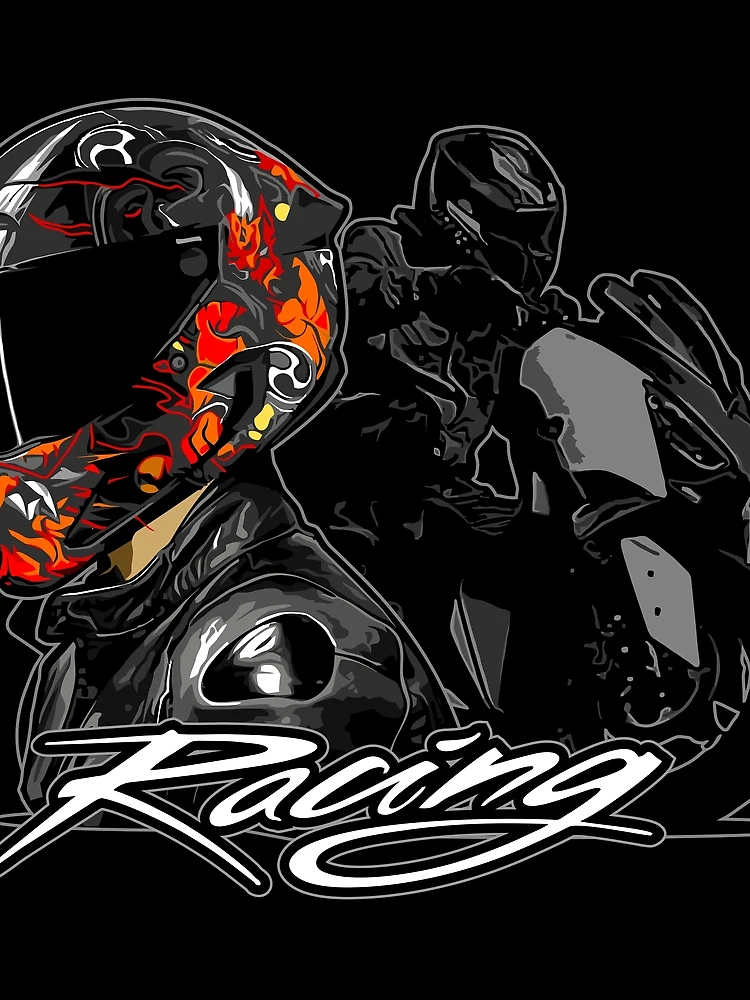 Thumbnail 3 of 3, Scarf, Moto Racing designed and sold by Racing-Style.