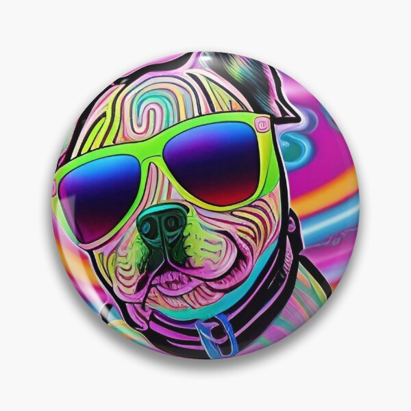 Item preview, Trippy psychedelic dog. designed and sold by Neo-Expression.