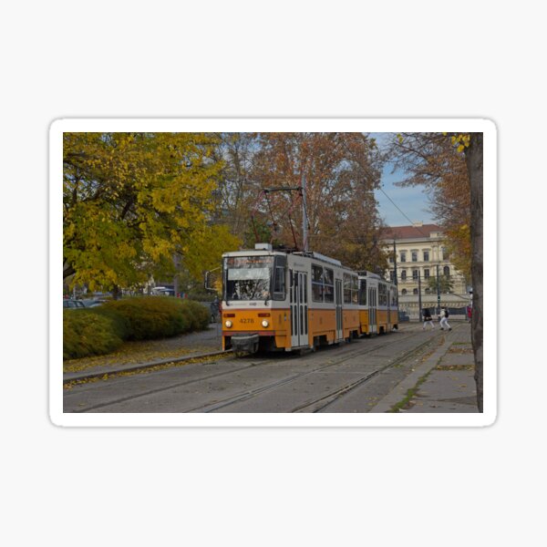 Aperçu de l'œuvre Vieux tram à Budapest créée et vendue par Random Railways.