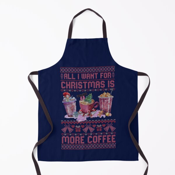 Item preview, Cute Xmas ALL I WANT FOR CHRISTMAS IS MORE COFFEE Funny Ugly Christmas Sweater, Winter Holiday, Matching Family Design, Christmas Ornaments, Coffee Lover designed and sold by zenturtlemerch.