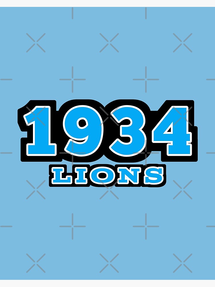 Lions detroit / Lions Football / Lions 1934 / Lions detroit 1934 | Poster