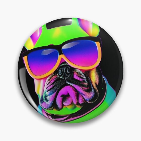 Item preview, Trippy dog. Psychedelig French Bulldog. designed and sold by Neo-Expression.