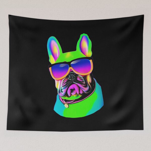 Item preview, Trippy dog. Psychedelig French Bulldog. designed and sold by Neo-Expression.