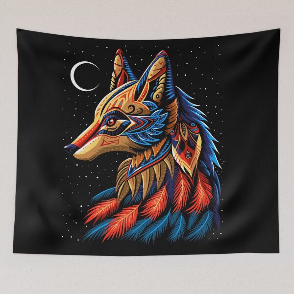 Item preview, fox dream catcher designed and sold by albertocubatas.