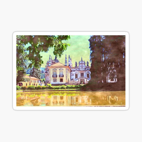 Item preview, Palacio De Mateus Watercolor Artwork designed and sold by -Archie-.