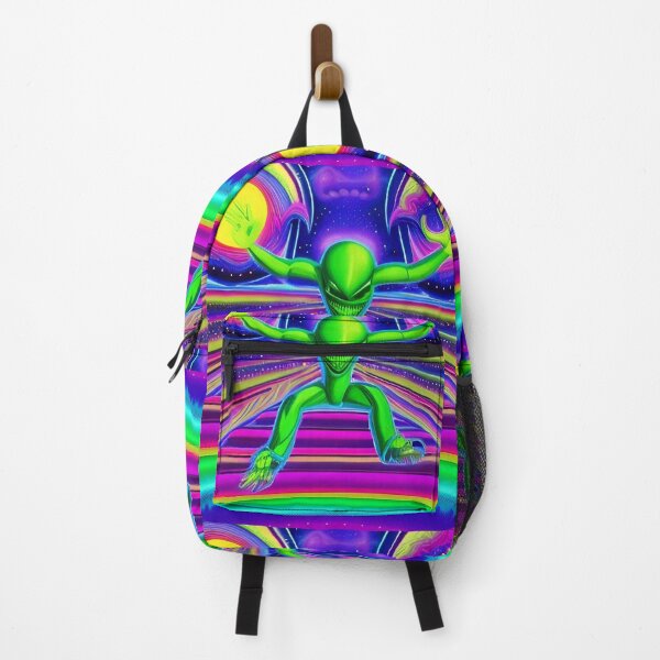 Item preview, Alien Jumping. Trippy Psychedelic Crazy Art designed and sold by Neo-Expression.