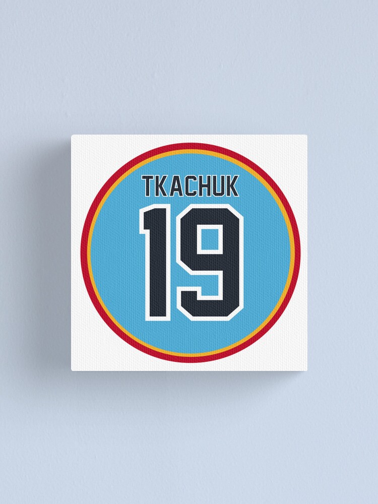 matthew tkachuk reverse retro jersey number Sticker for Sale by  madisonsummey