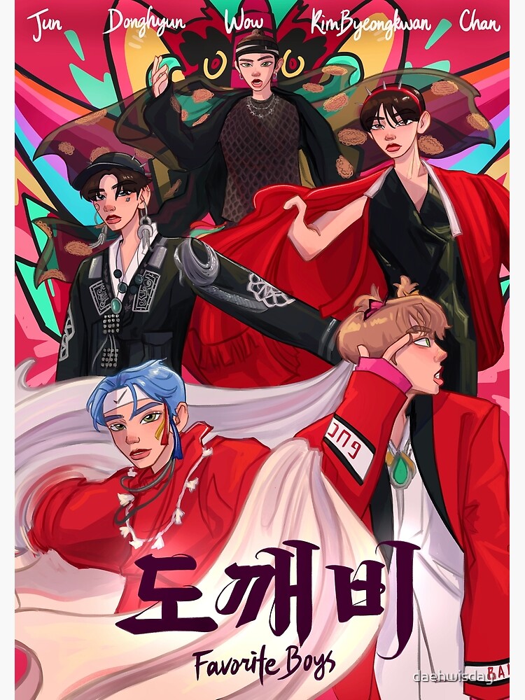 A.C.E. Favorite Boys MV fanart Poster for Sale by daehwisday