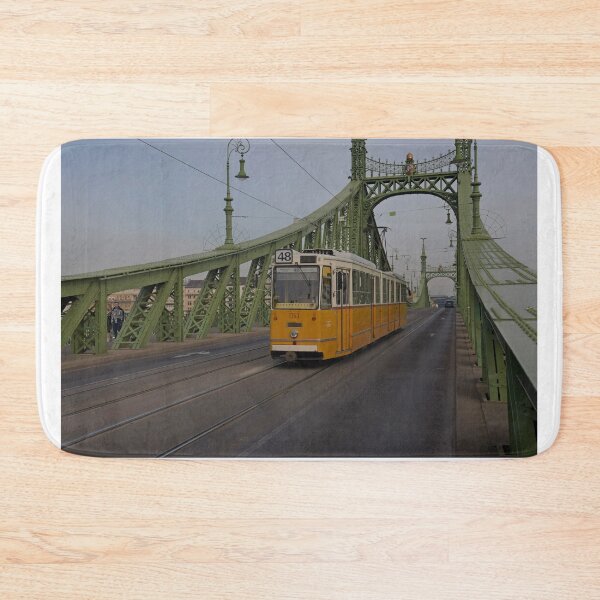 Item preview, Tram crossing Liberty Bridge, Budapest designed and sold by Random Railways.