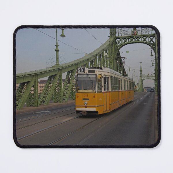 Item preview, Tram crossing Liberty Bridge, Budapest designed and sold by Random Railways.