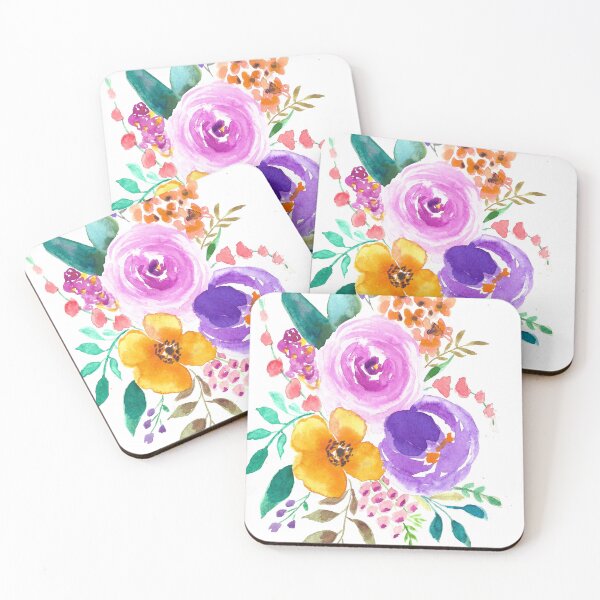 Item preview, Watercolor Floral Bouquet designed and sold by 2worlds.